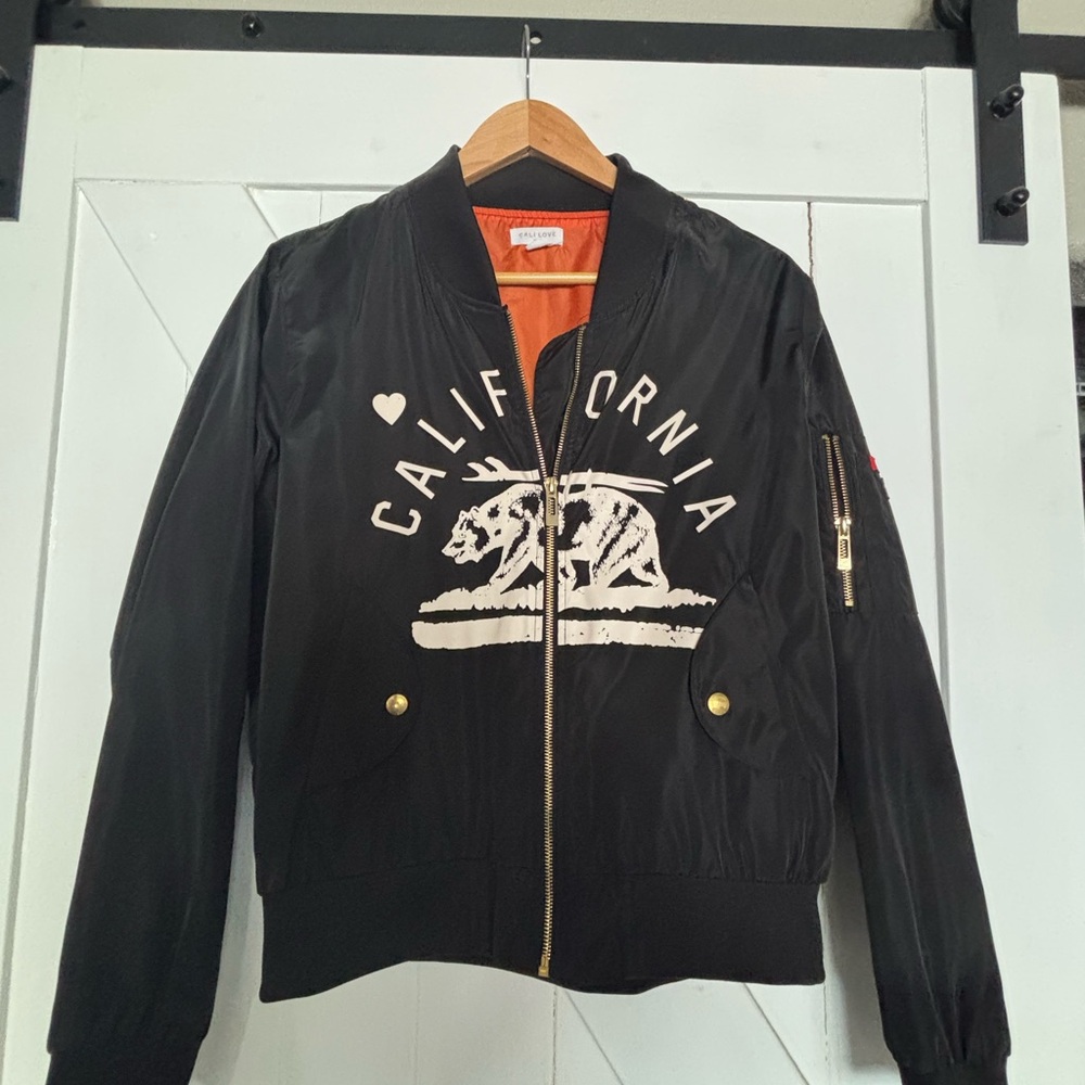California Kids Bomber Jacket - Black